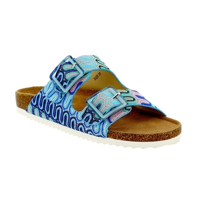 Colors Of California muiltjes - slippers blauw