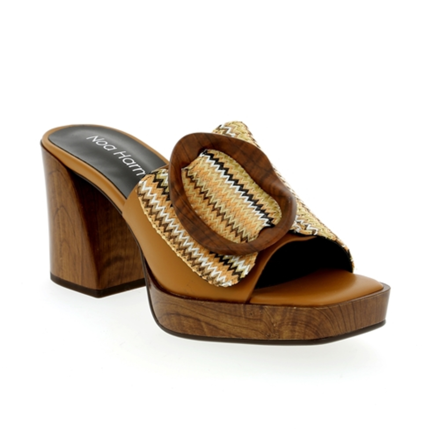 Zoom Noa Harmon muiltjes - slippers cognac