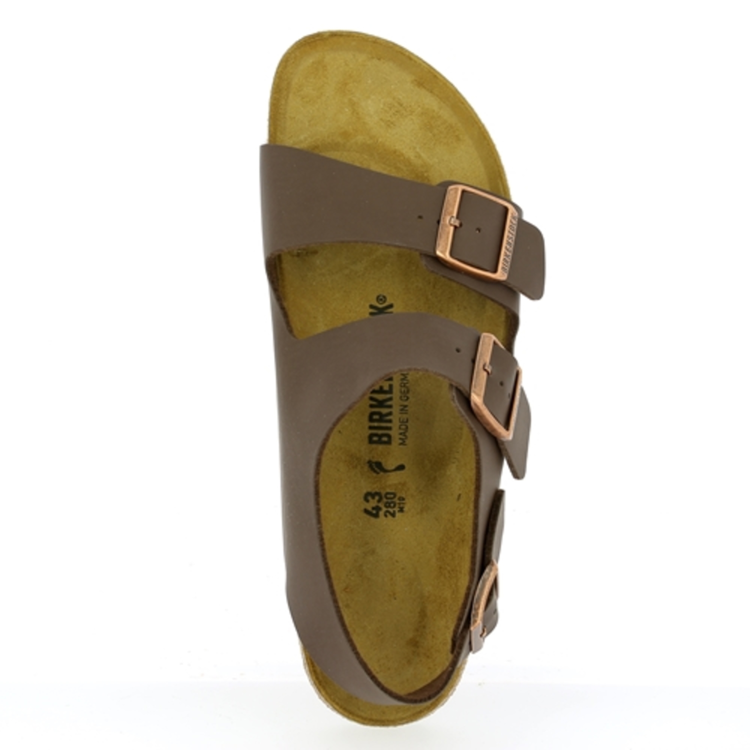 Zoom Birkenstock muiltjes bruin