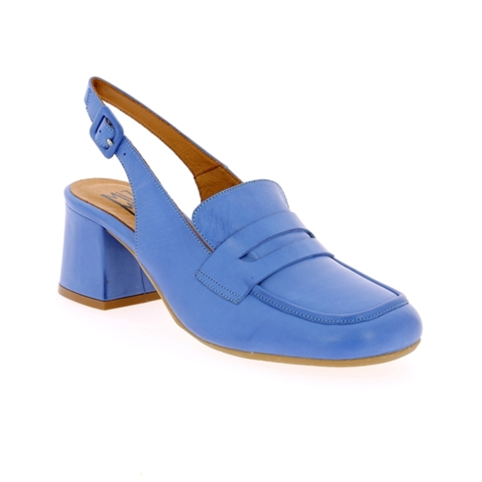 Miz Mooz instappers - instapschoenen blauw blauw