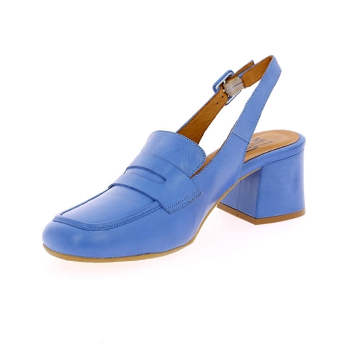 Miz Mooz instappers - instapschoenen blauw blauw