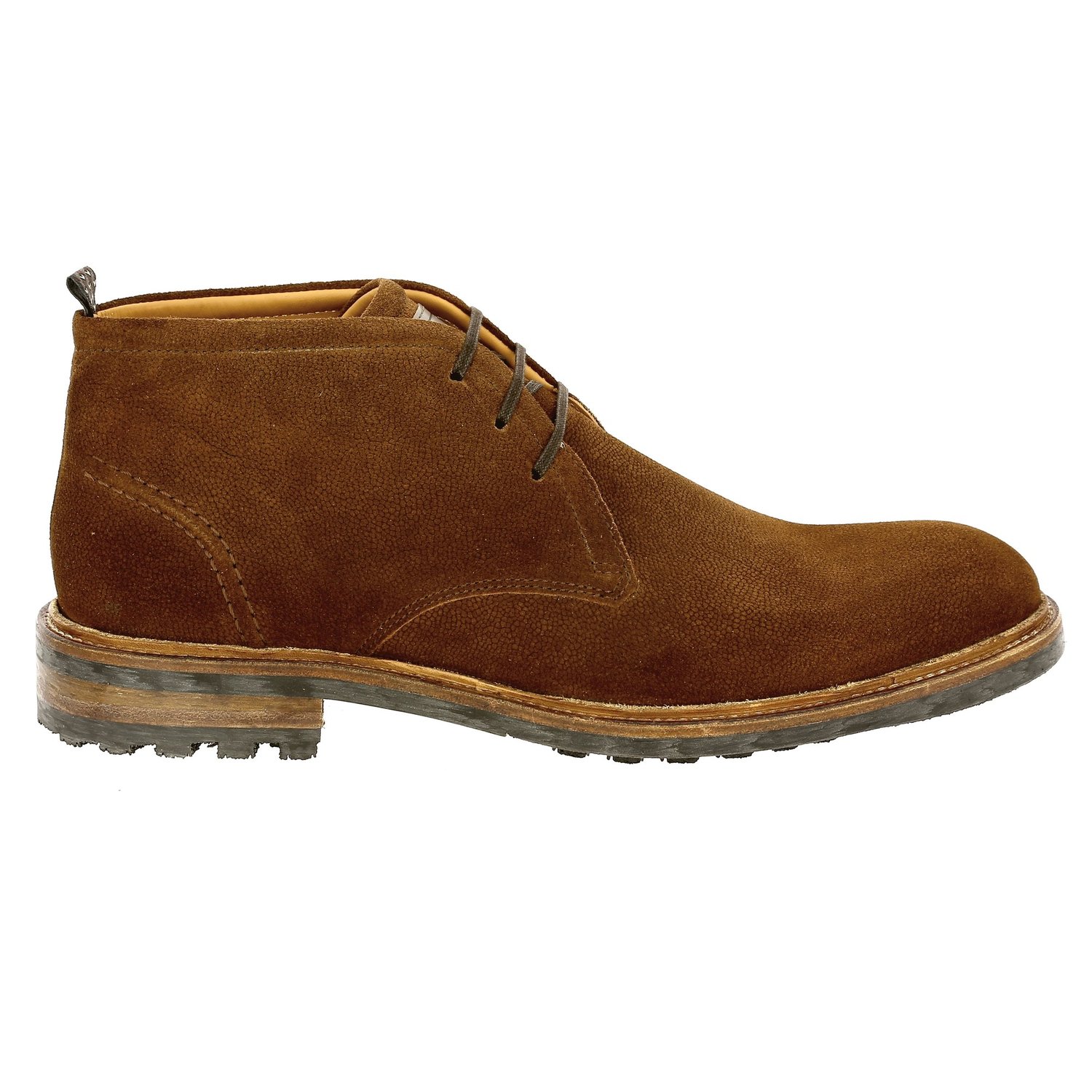 Zoom Floris Van Bommel bottines cognac