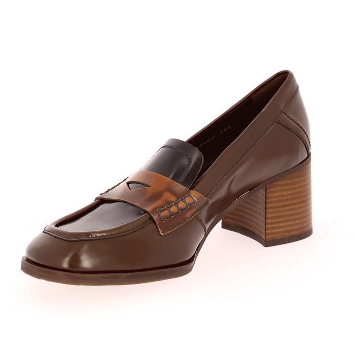 Pertini Instappers - instapschoenen cognac