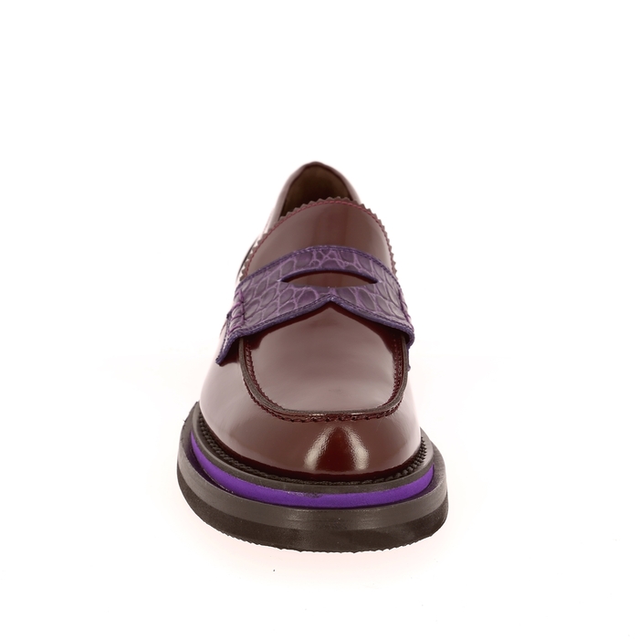 Pertini Moccassins bordeaux