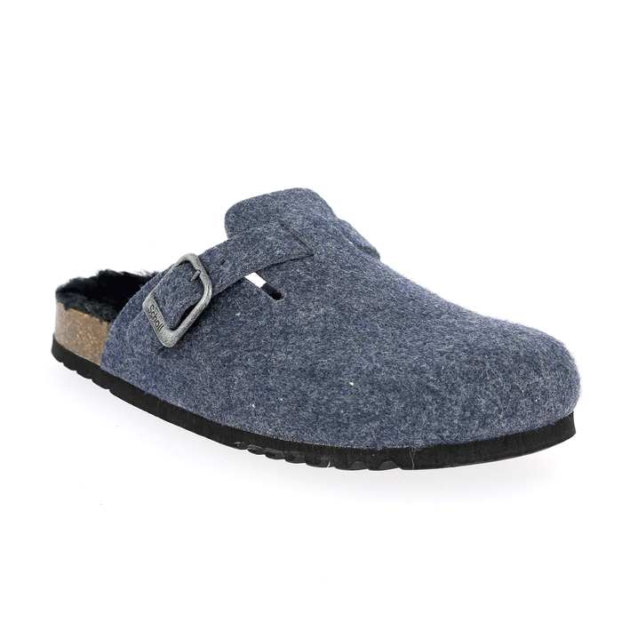 Scholl pantoffels blauw blauw