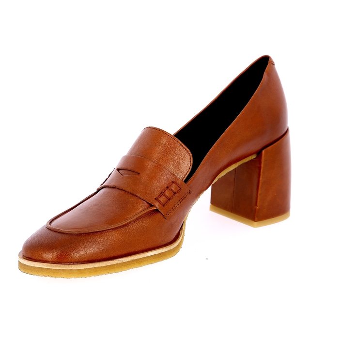 Zinda Moccassins cognac