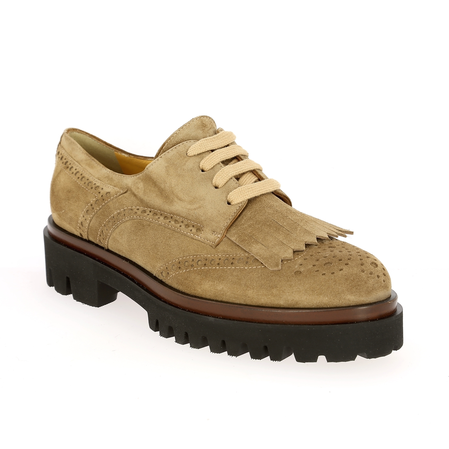 Zoom Trumans veterschoenen beige