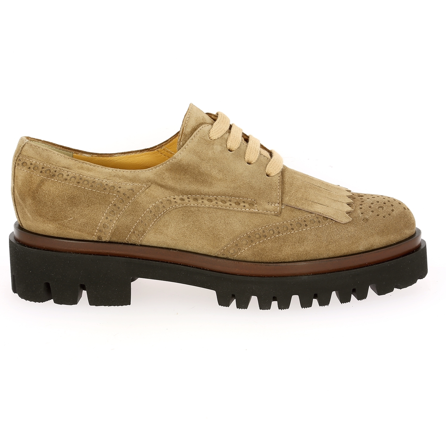 Zoom Trumans veterschoenen beige