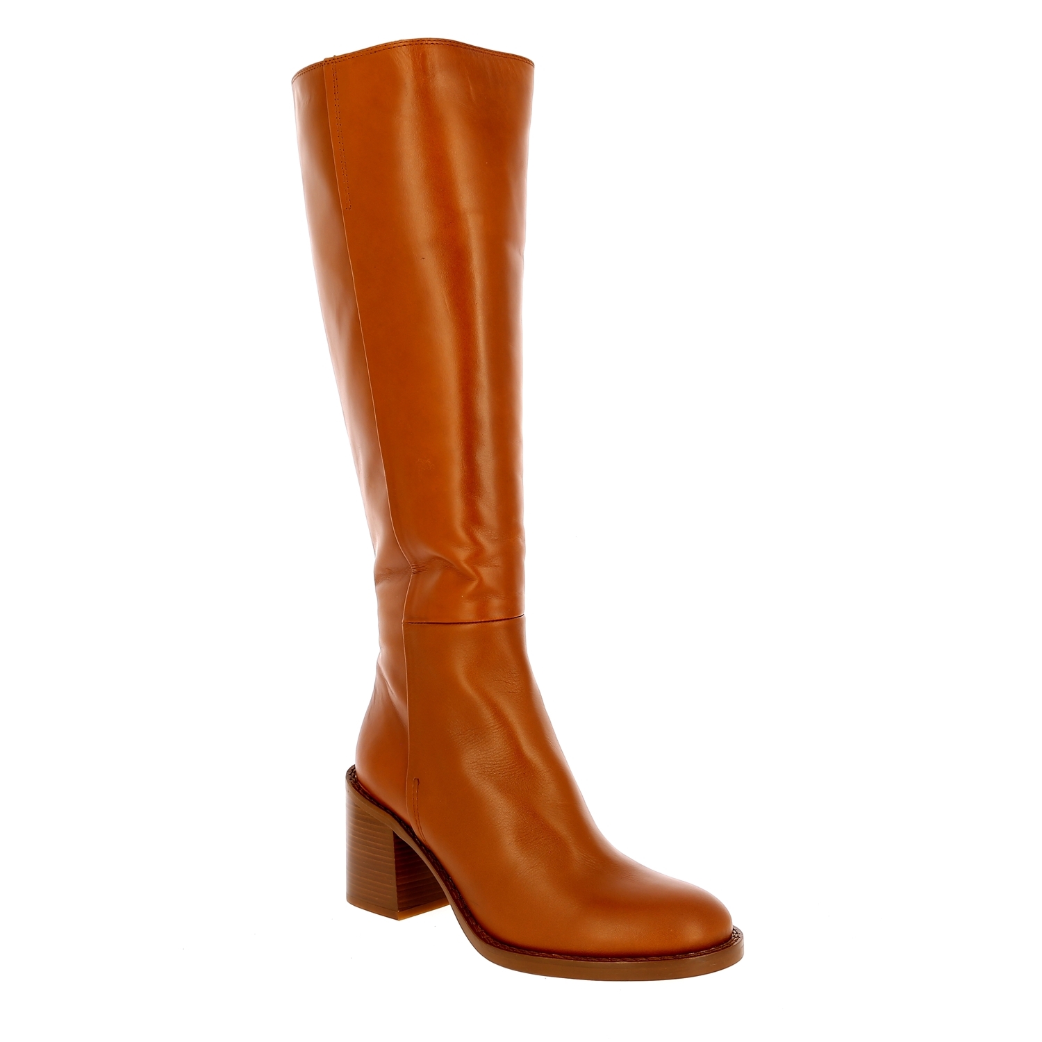 Zoom Zinda bottes cognac