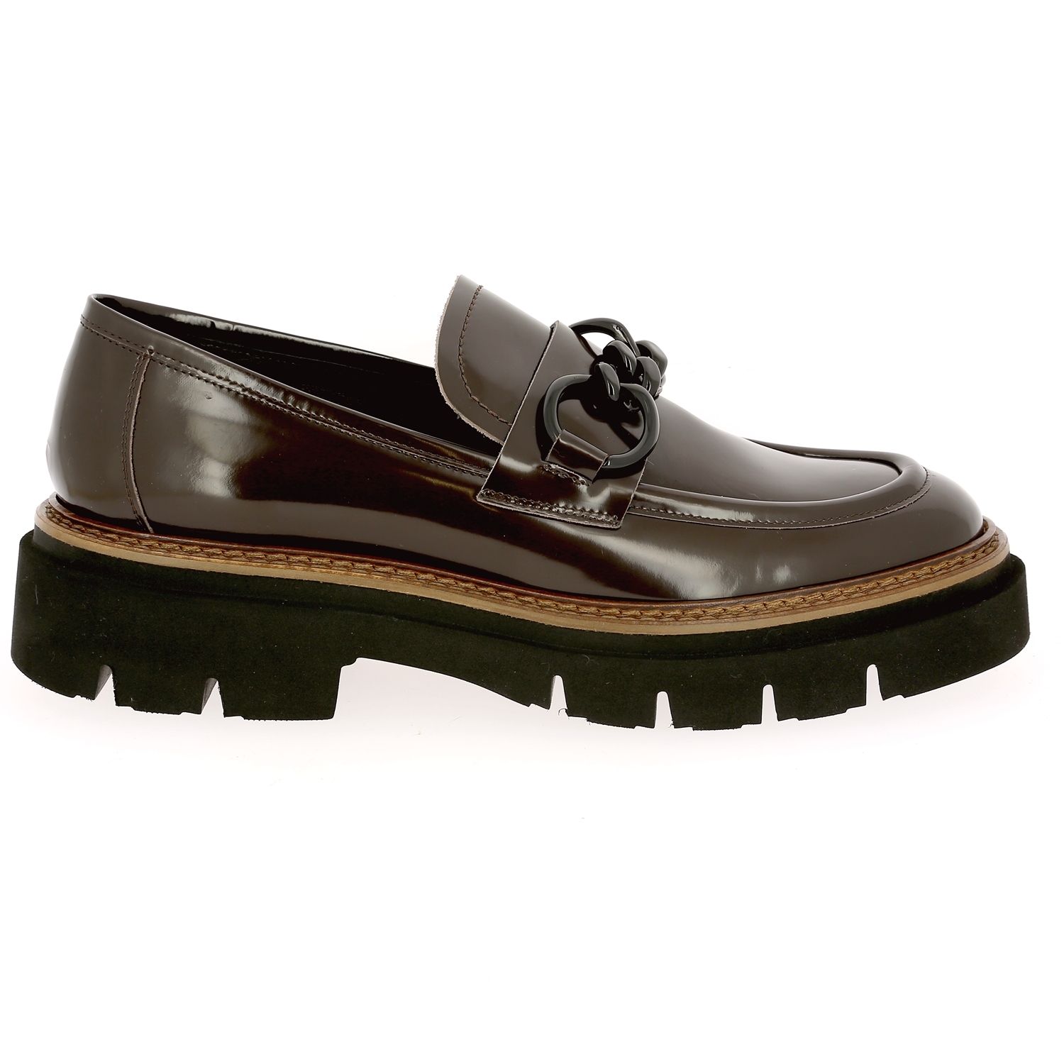 Zoom Luca Grossi moccassins brun