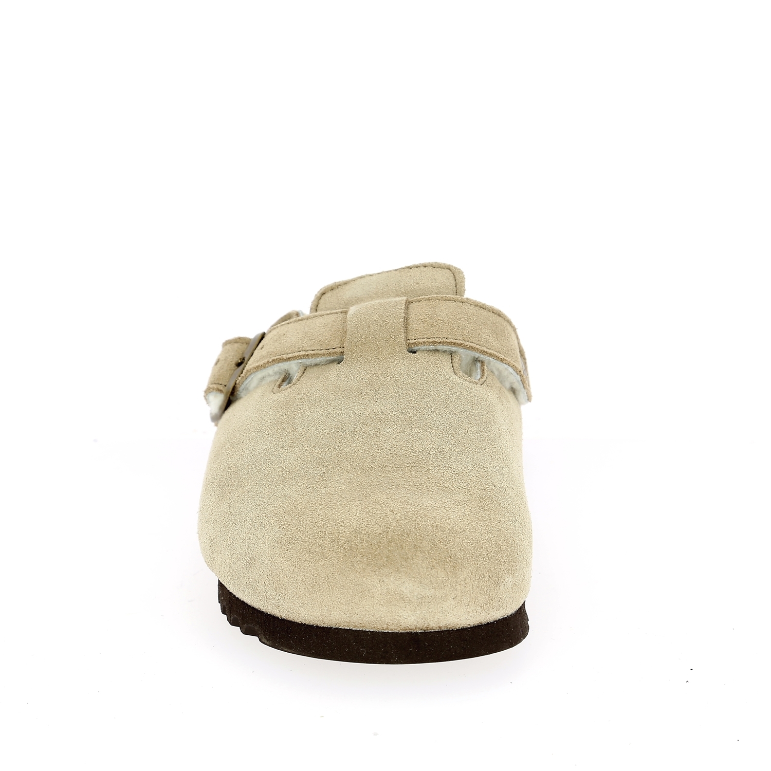 Zoom Scholl pantoufles taupe