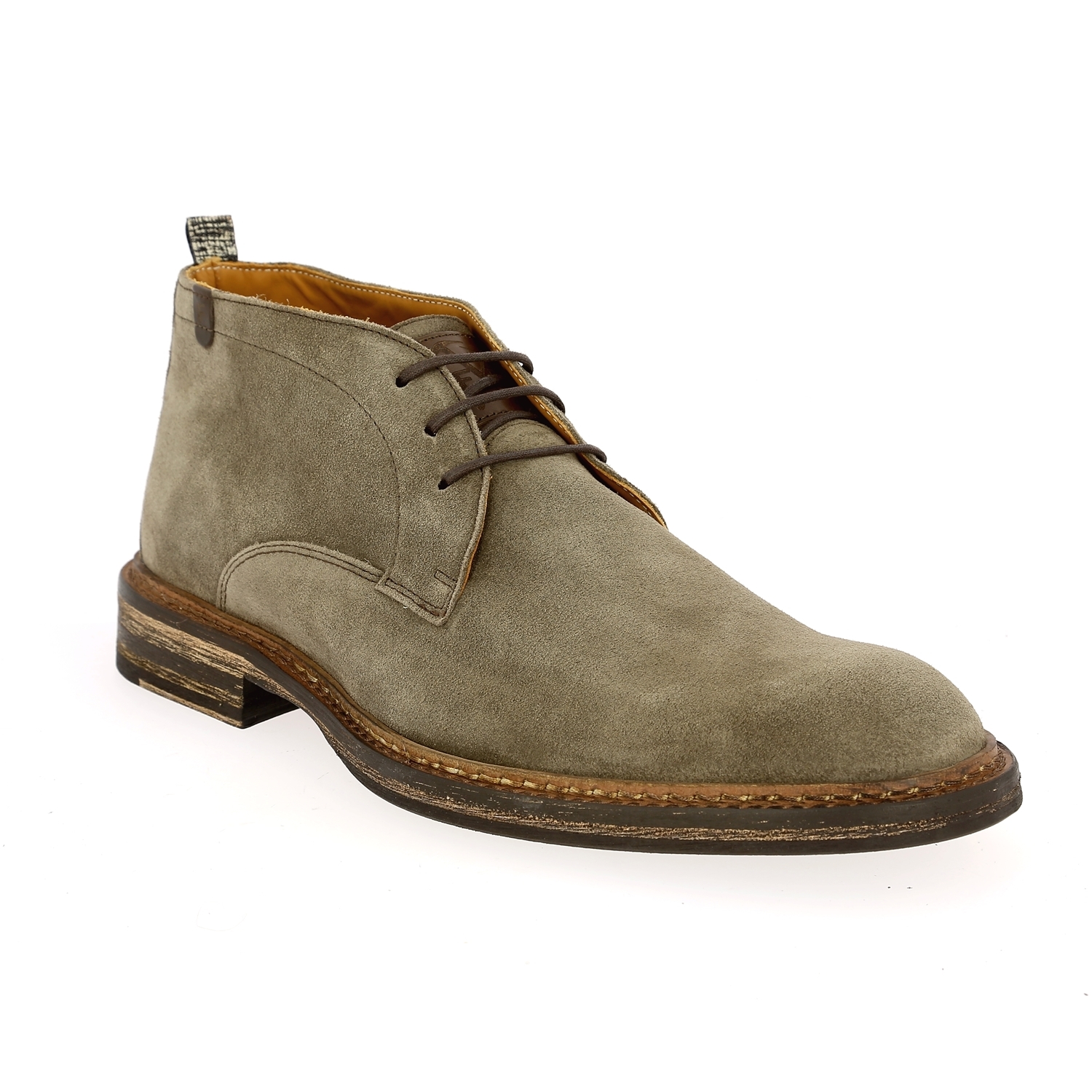 Zoom Floris Van Bommel bottines taupe