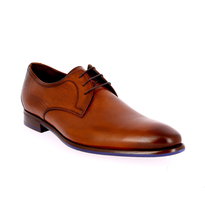 Veterschoenen Floris Van Bommel cognac