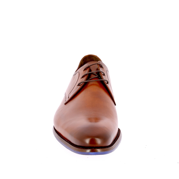 Floris Van Bommel Veterschoenen cognac