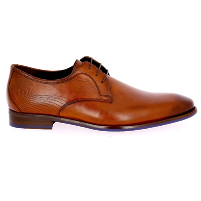 Floris Van Bommel veterschoenen cognac