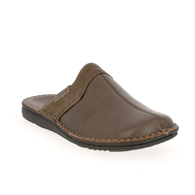 Cypres pantoffels bruin