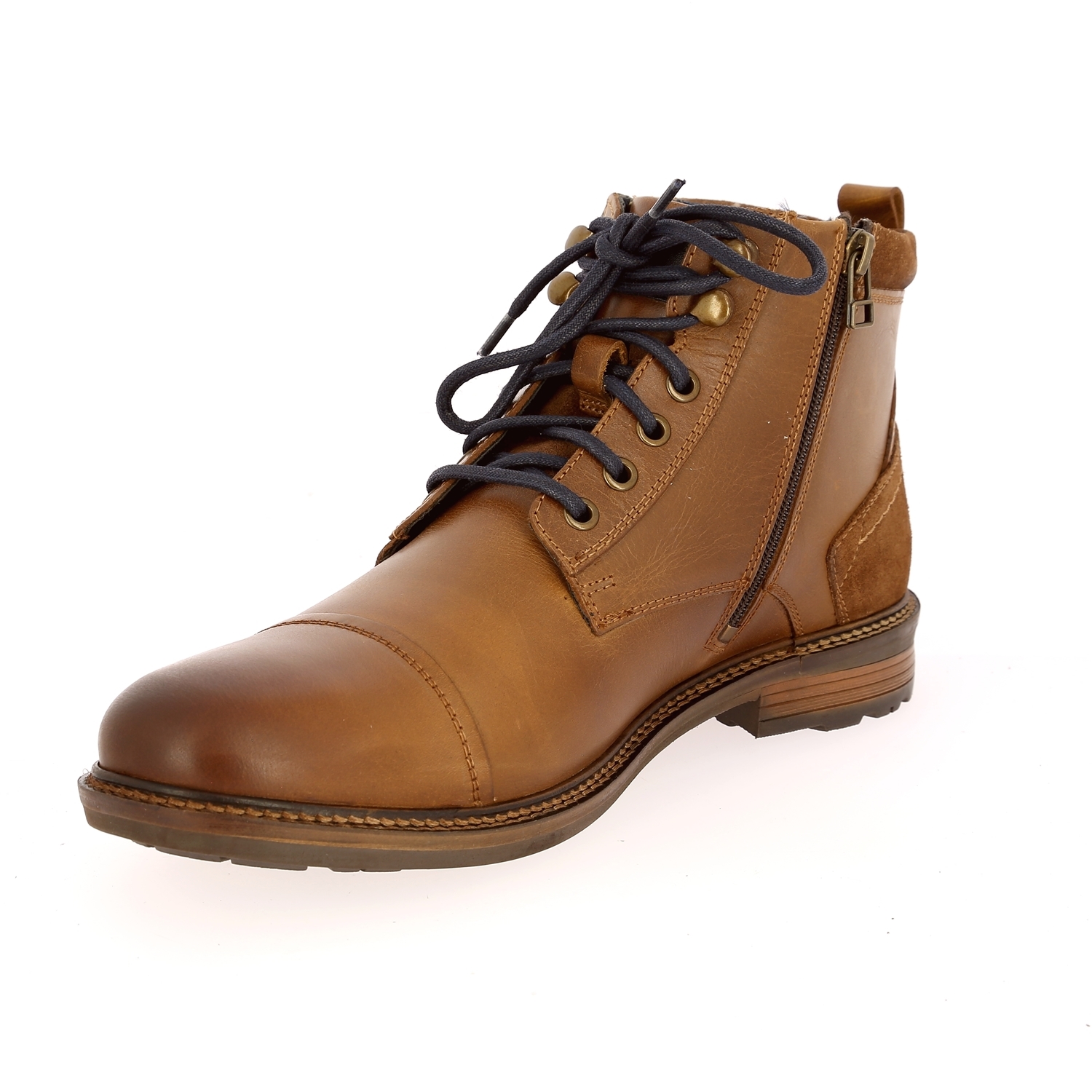 Zoom Cypres bottines cognac