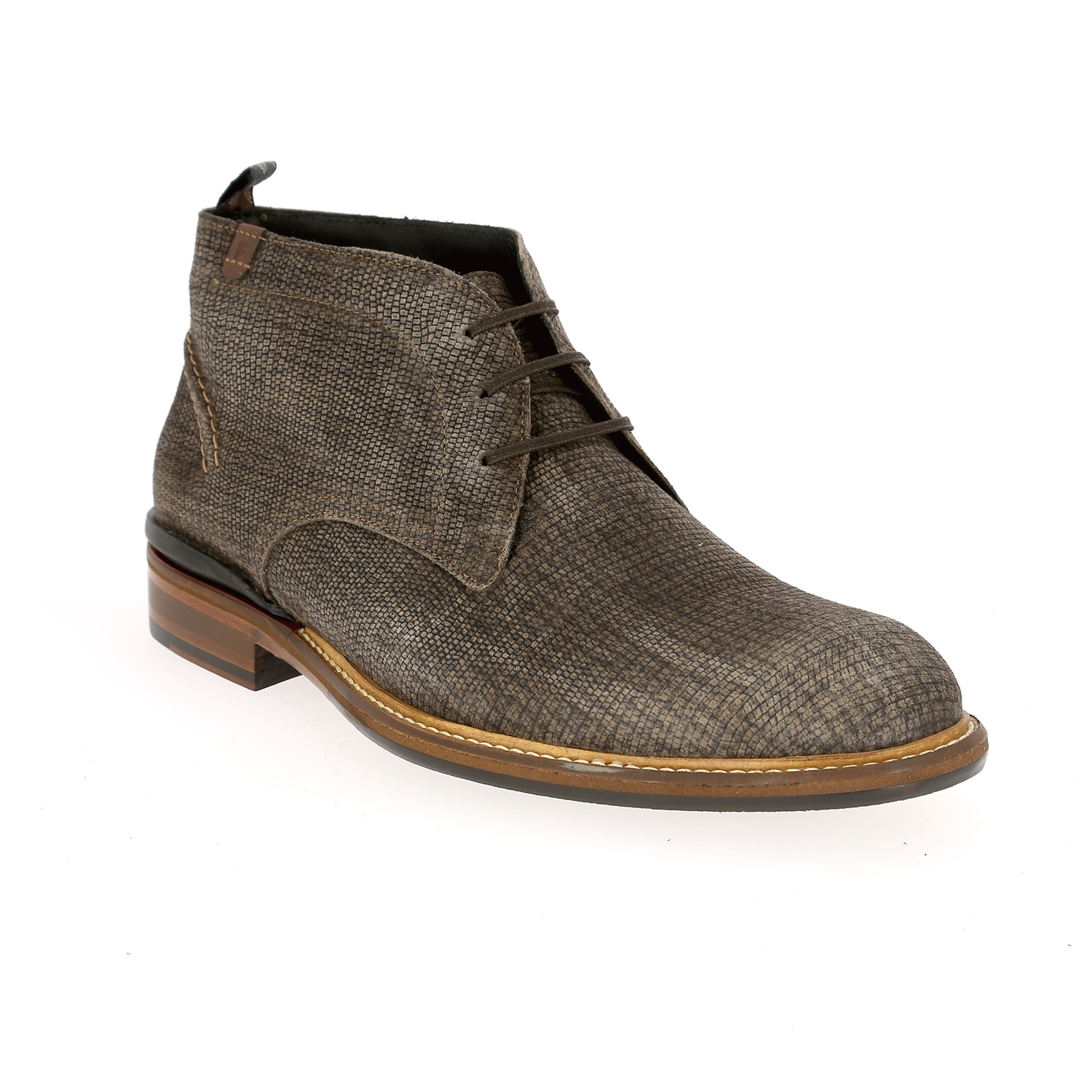 Zoom Floris Van Bommel bottines taupe