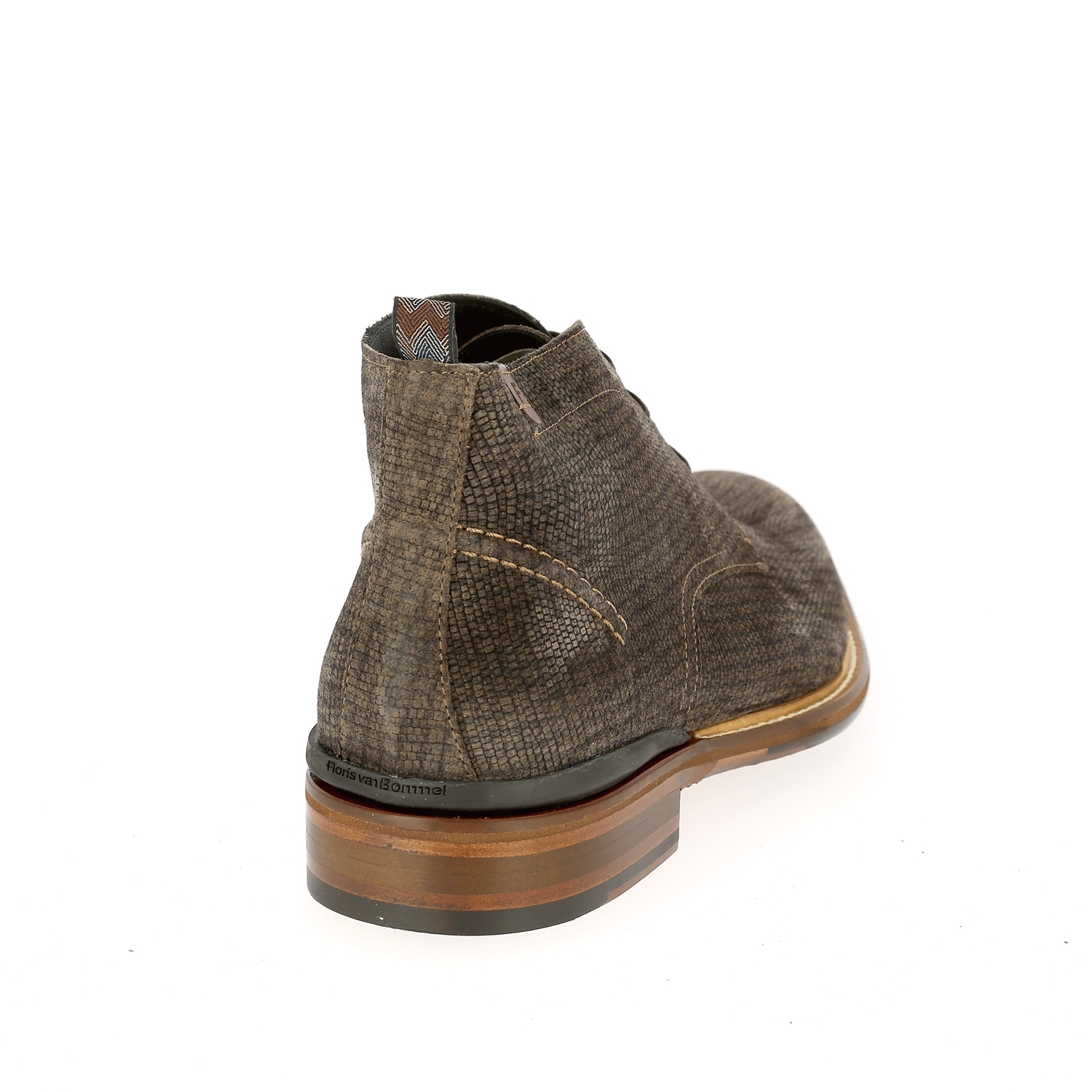 Zoom Floris Van Bommel bottines taupe