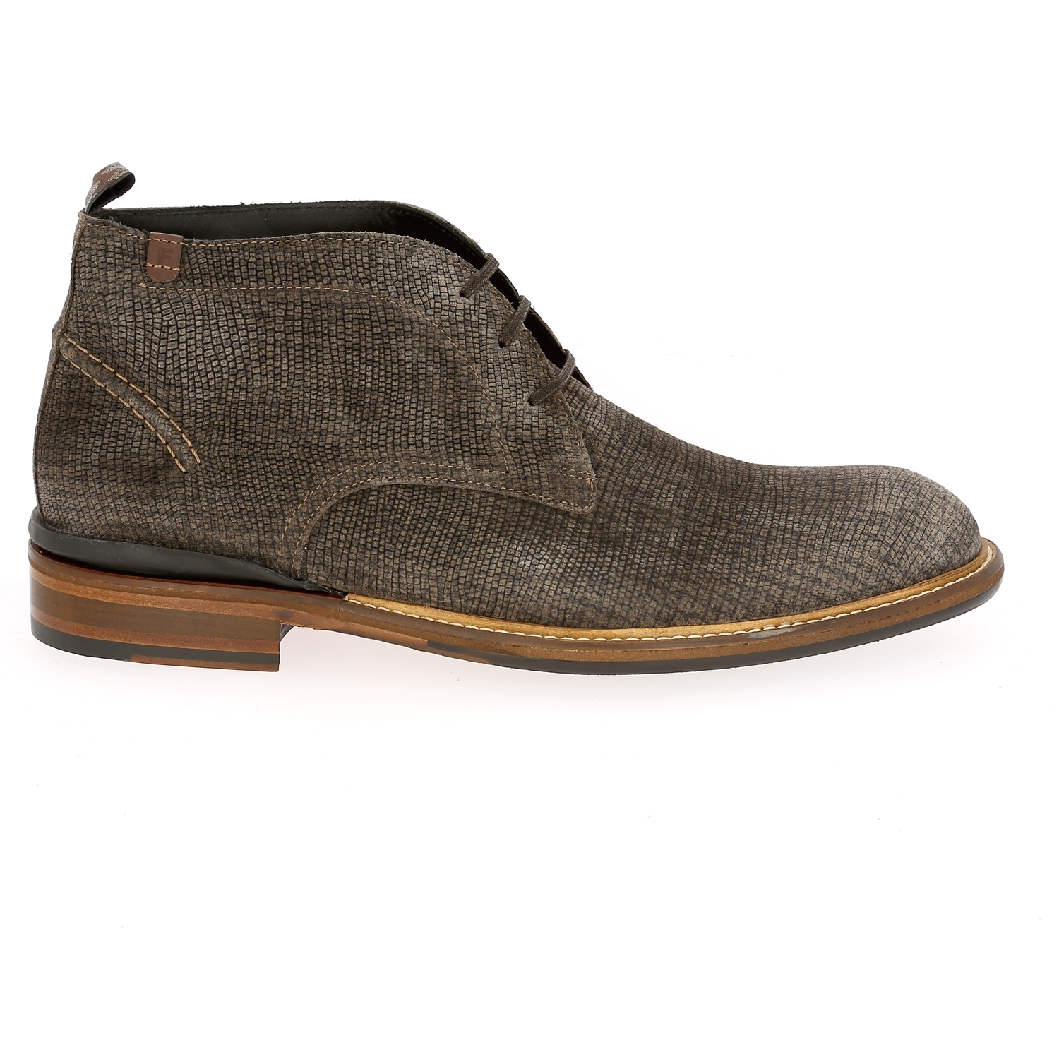 Zoom Floris Van Bommel bottines taupe