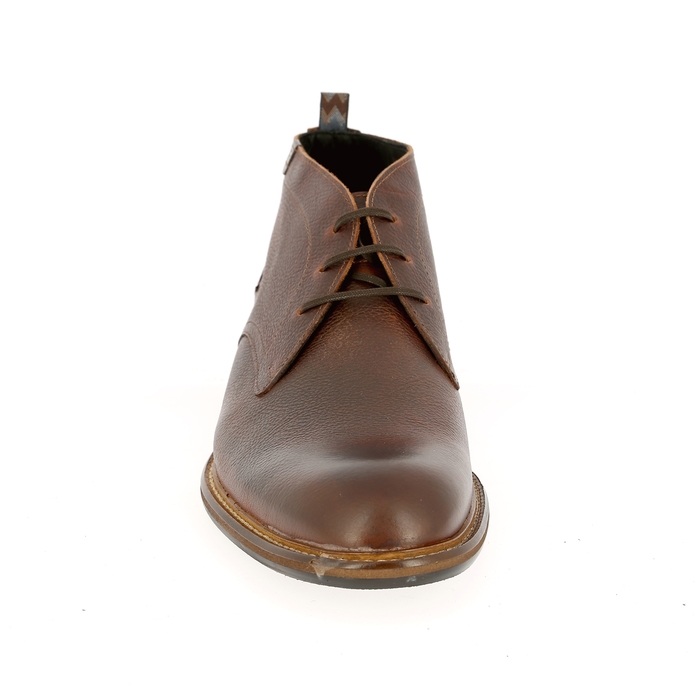 Floris Van Bommel Bottines cognac