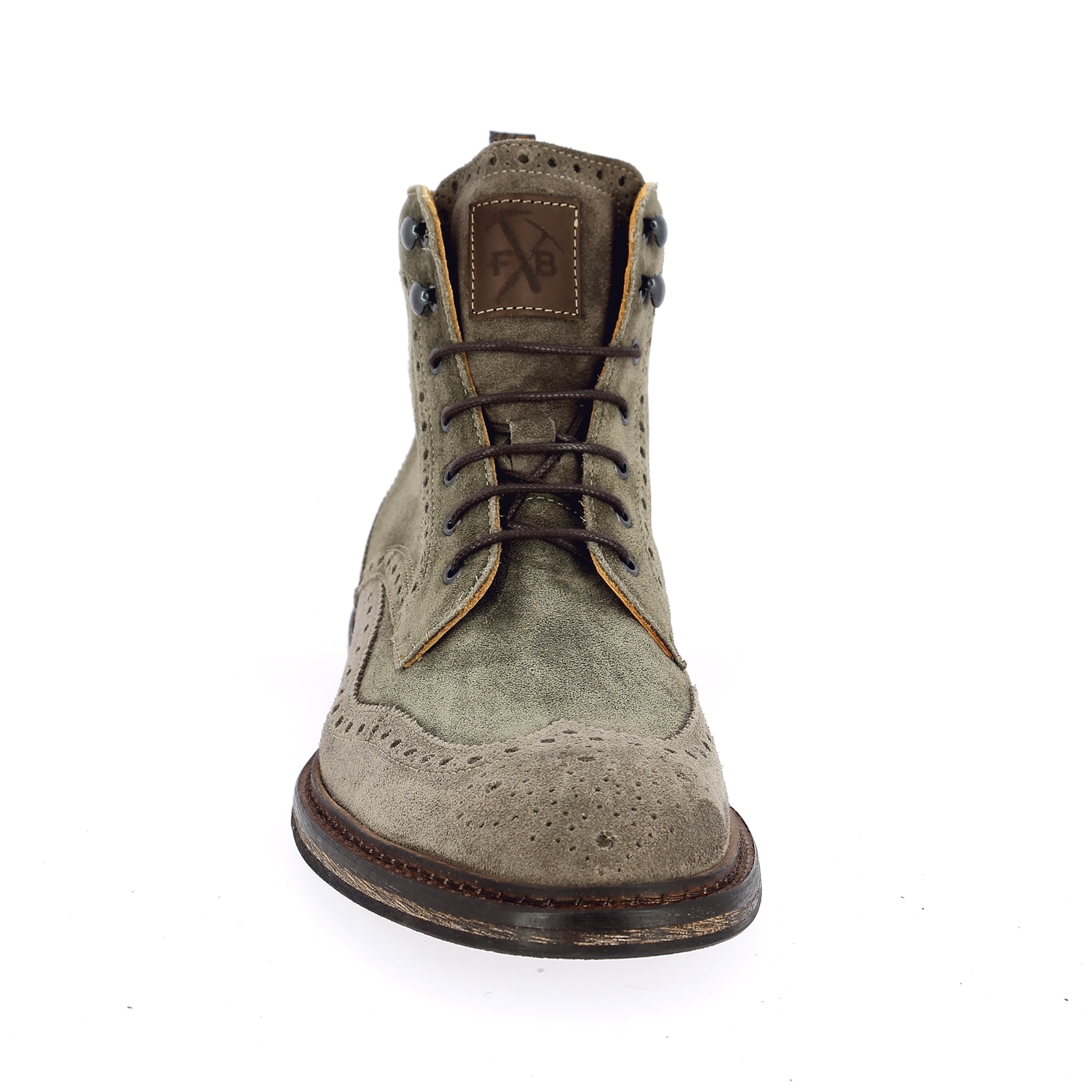 Zoom Floris Van Bommel bottines taupe