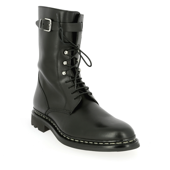 Heschung bottines noir noir