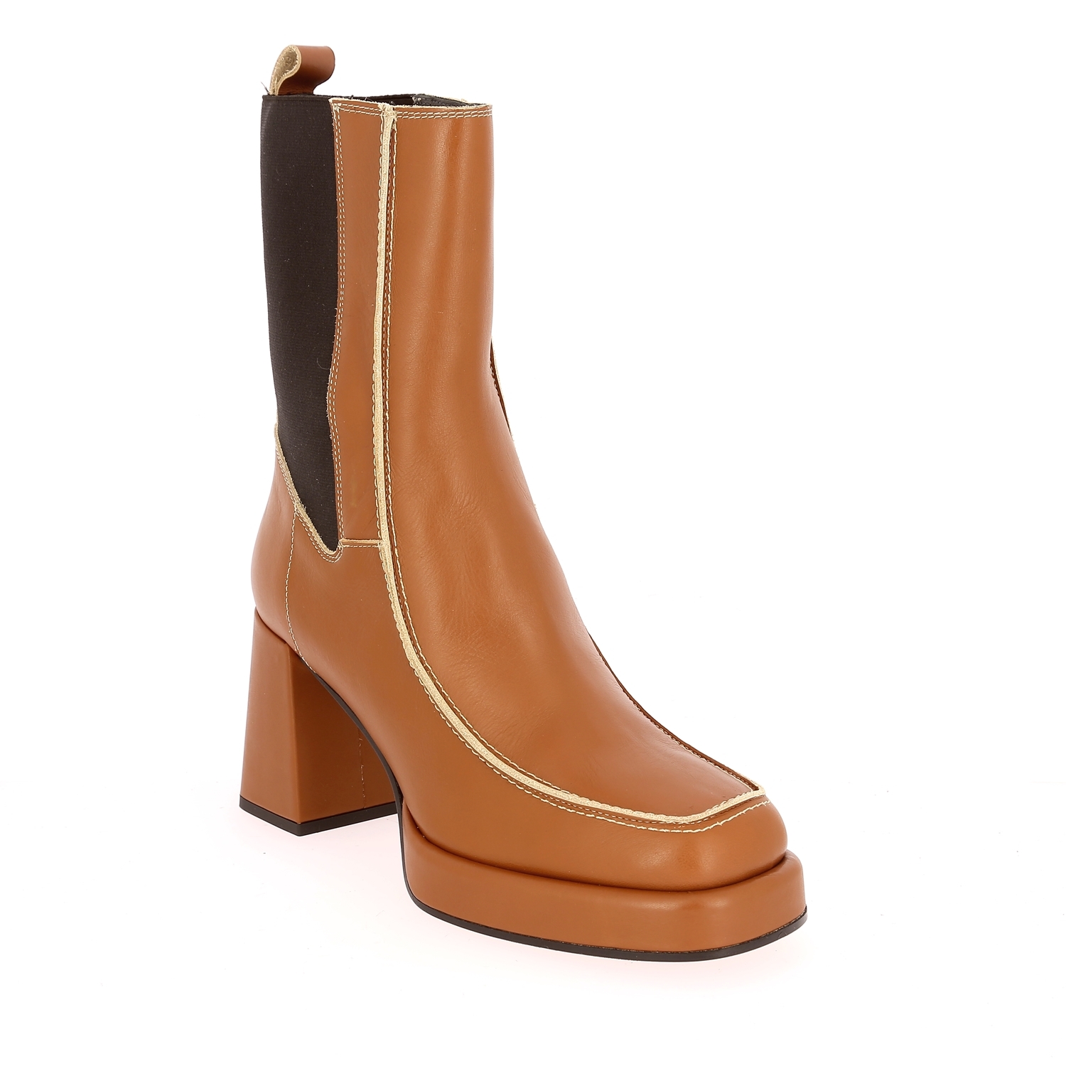 Zoom Janet & Janet boots cognac