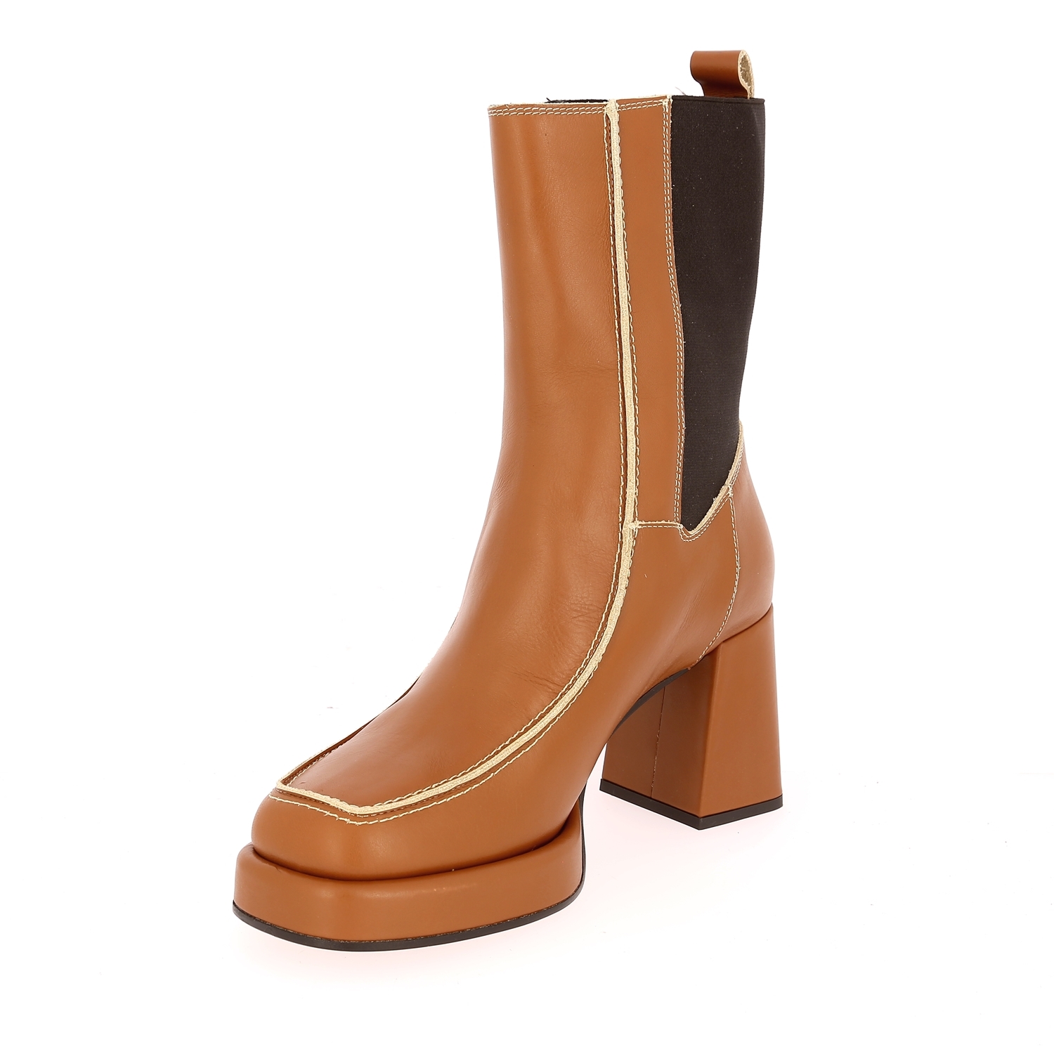 Zoom Janet & Janet boots cognac