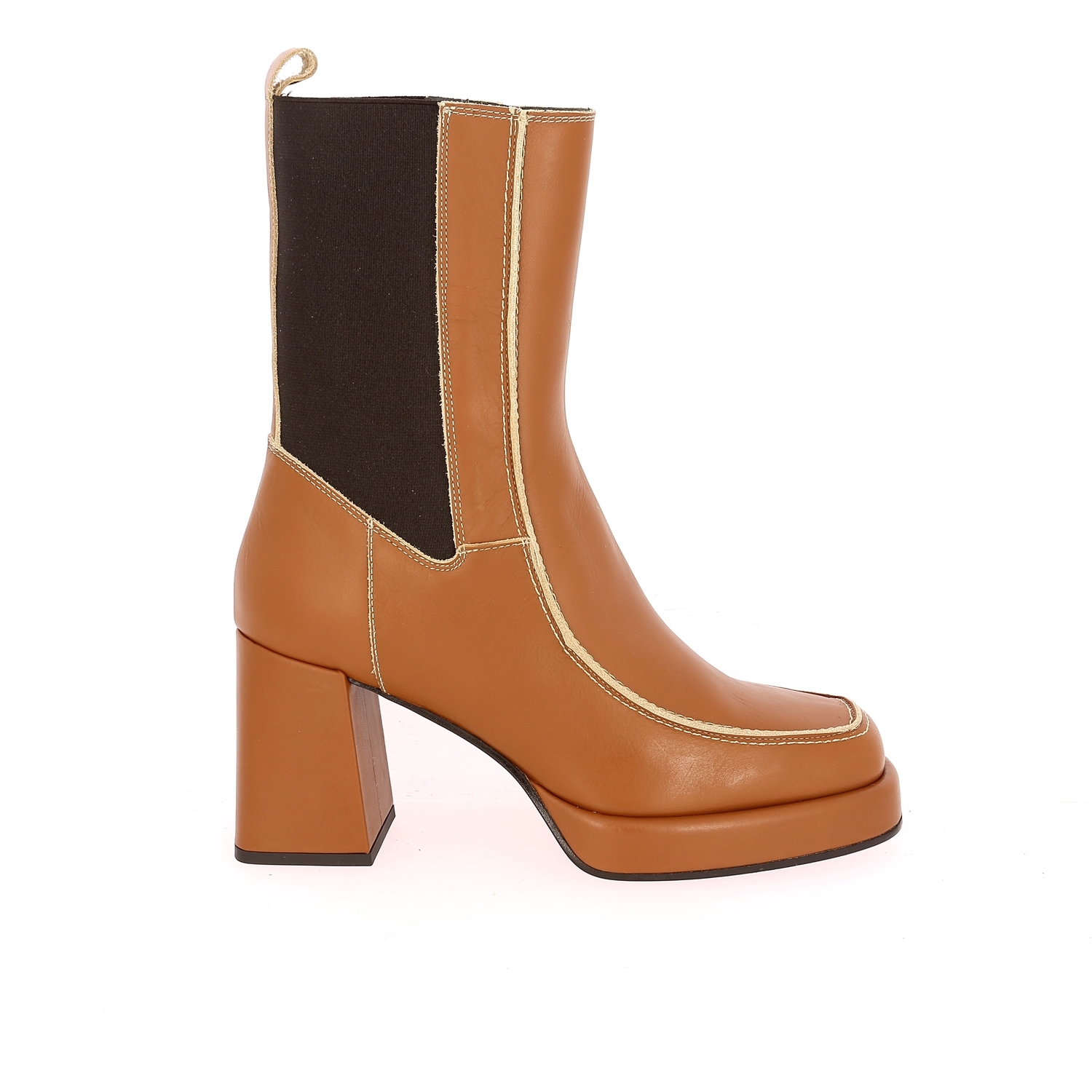 Zoom Janet & Janet boots cognac