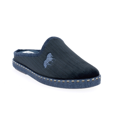 Cypres pantoffels blauw