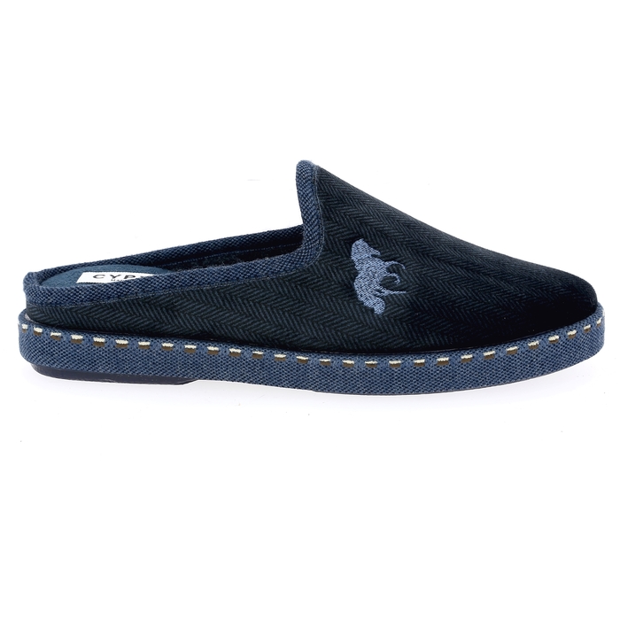 Cypres pantoffels blauw blauw