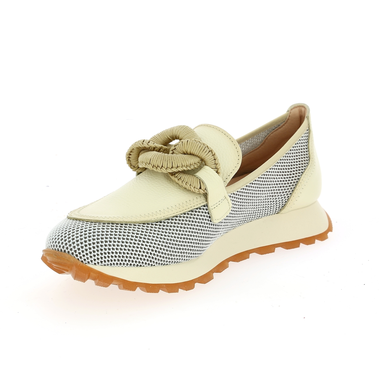 Zoom Hispanitas moccassins blanc