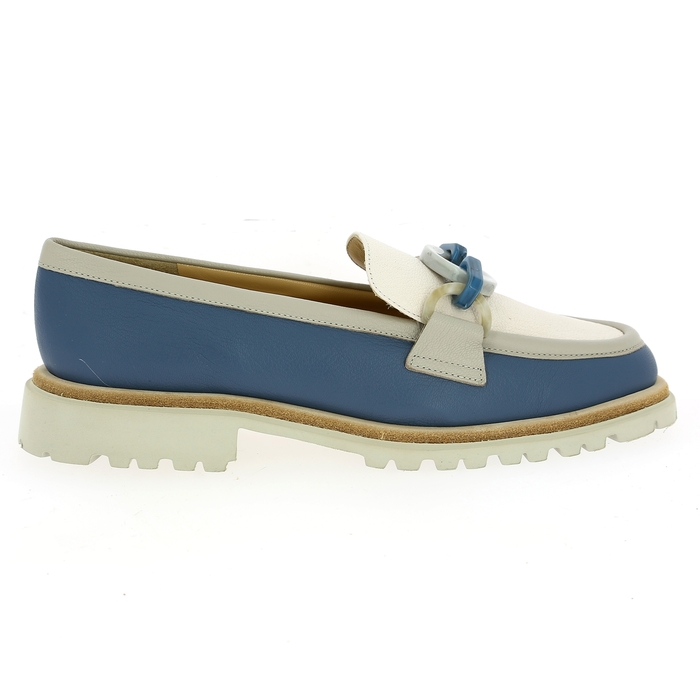 Brunate instappers - instapschoenen blauw blauw