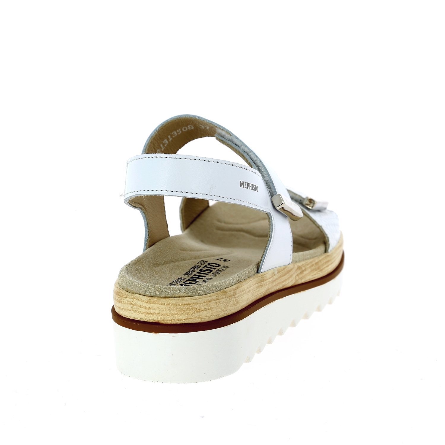 Zoom Mephisto sandales blanc