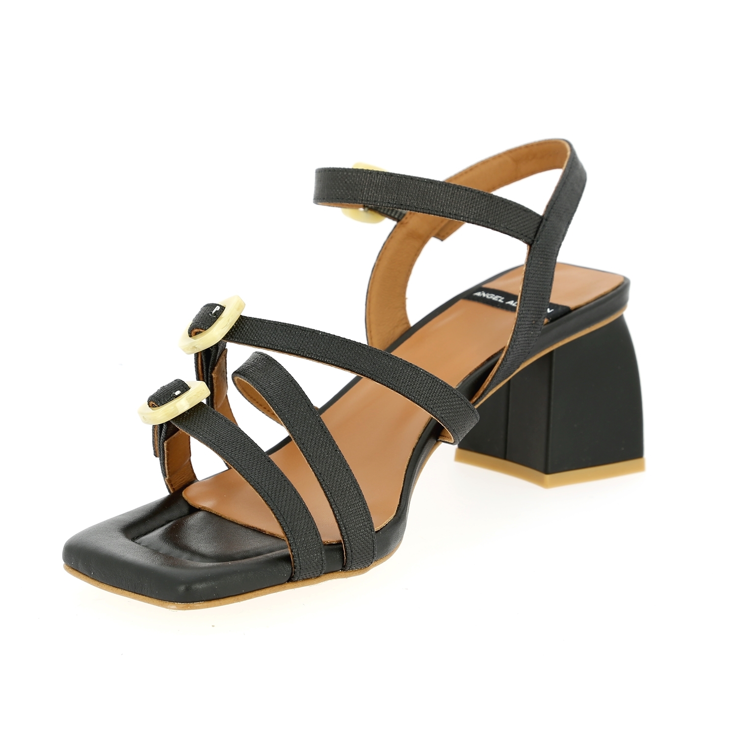 Zoom Angel Alarcon sandales noir