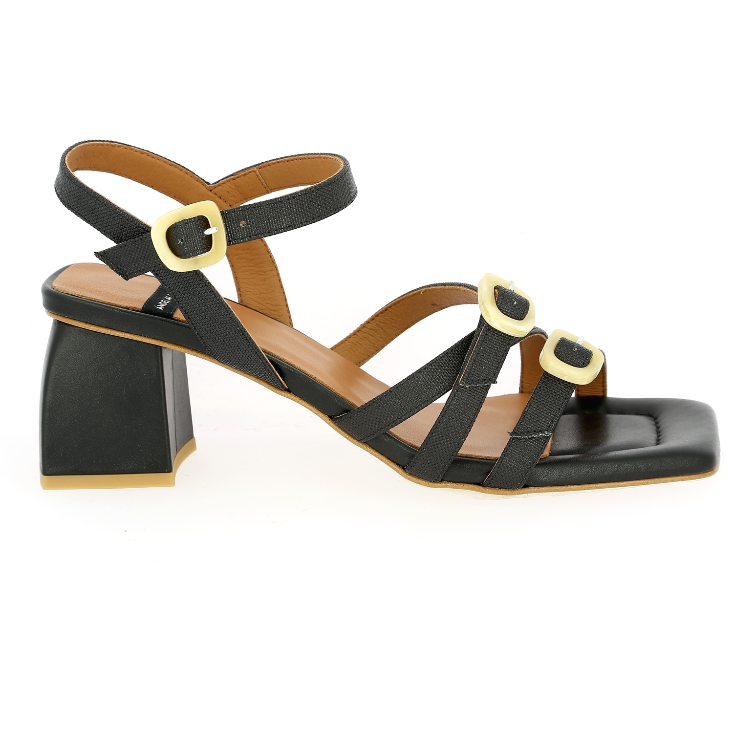 Zoom Angel Alarcon sandales noir