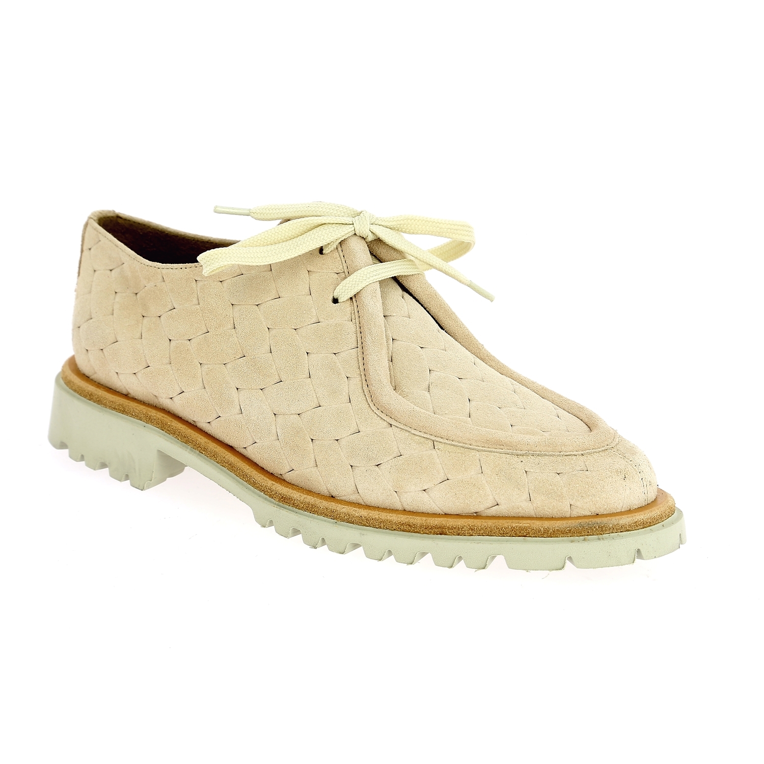 Zoom Brunate veterschoenen beige