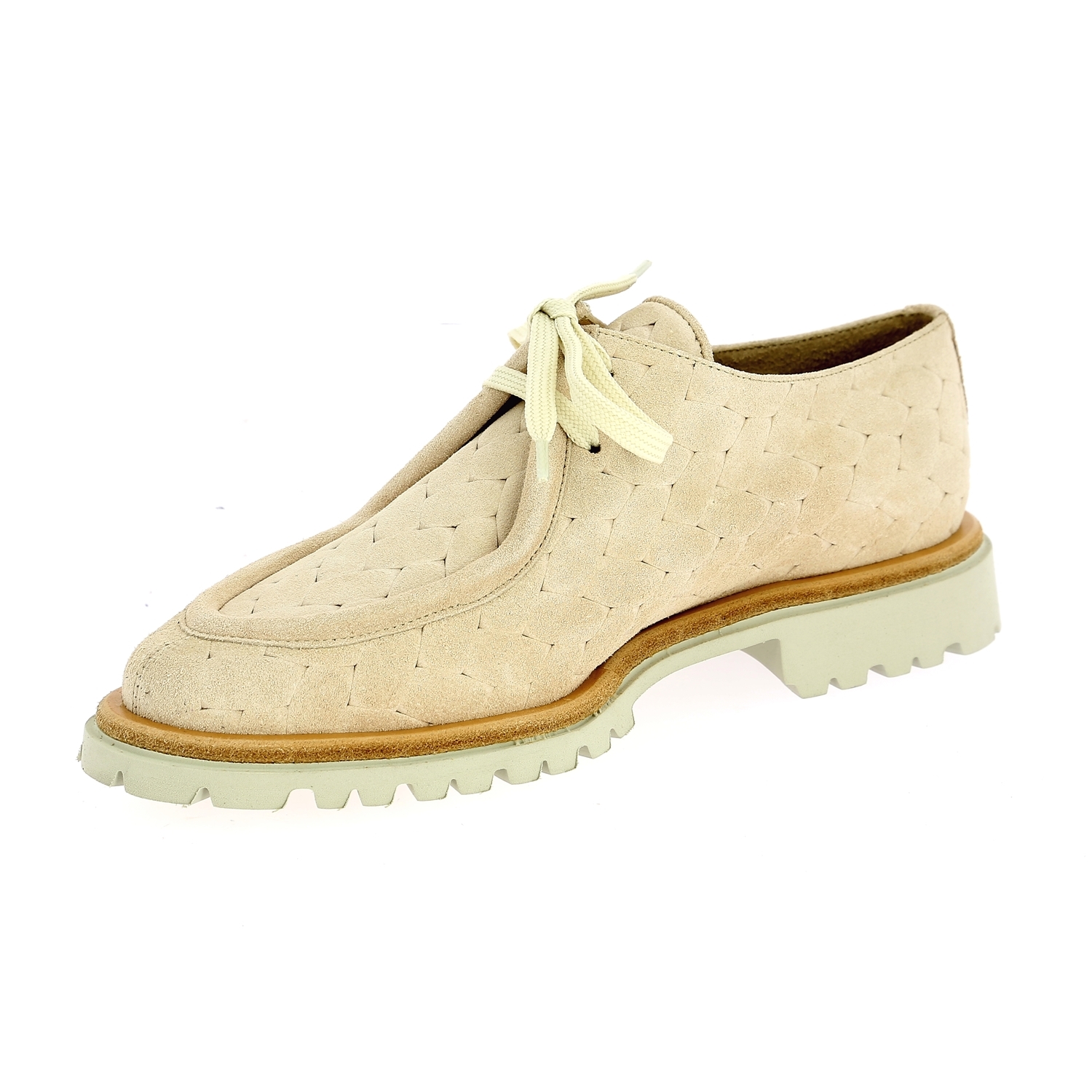 Zoom Brunate veterschoenen beige