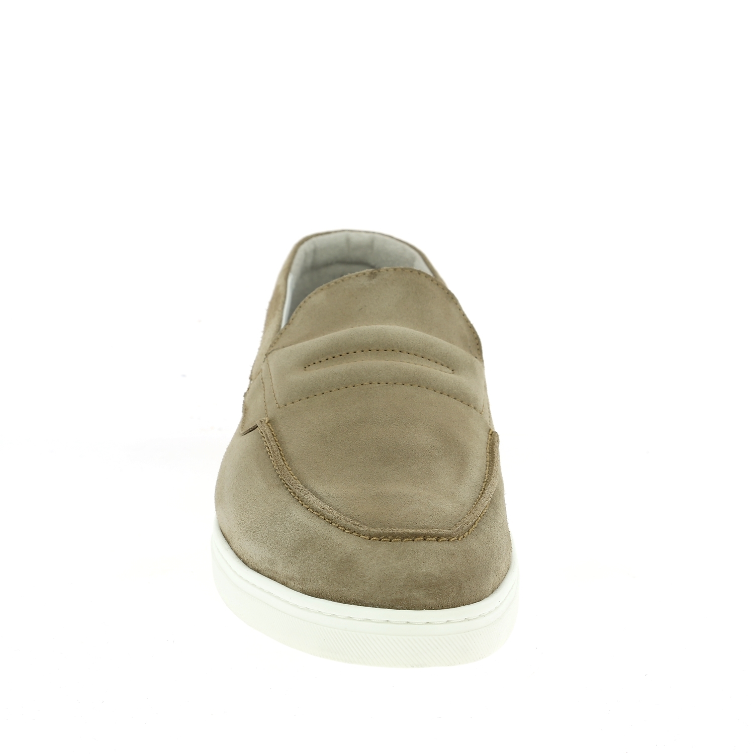 Zoom Floris Van Bommel veterschoenen beige