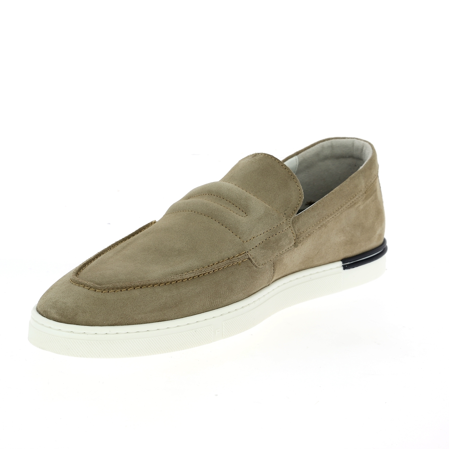 Zoom Floris Van Bommel veterschoenen beige