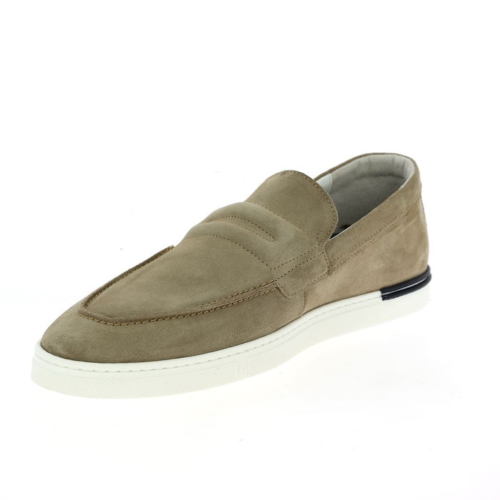 Floris Van Bommel Veterschoenen beige