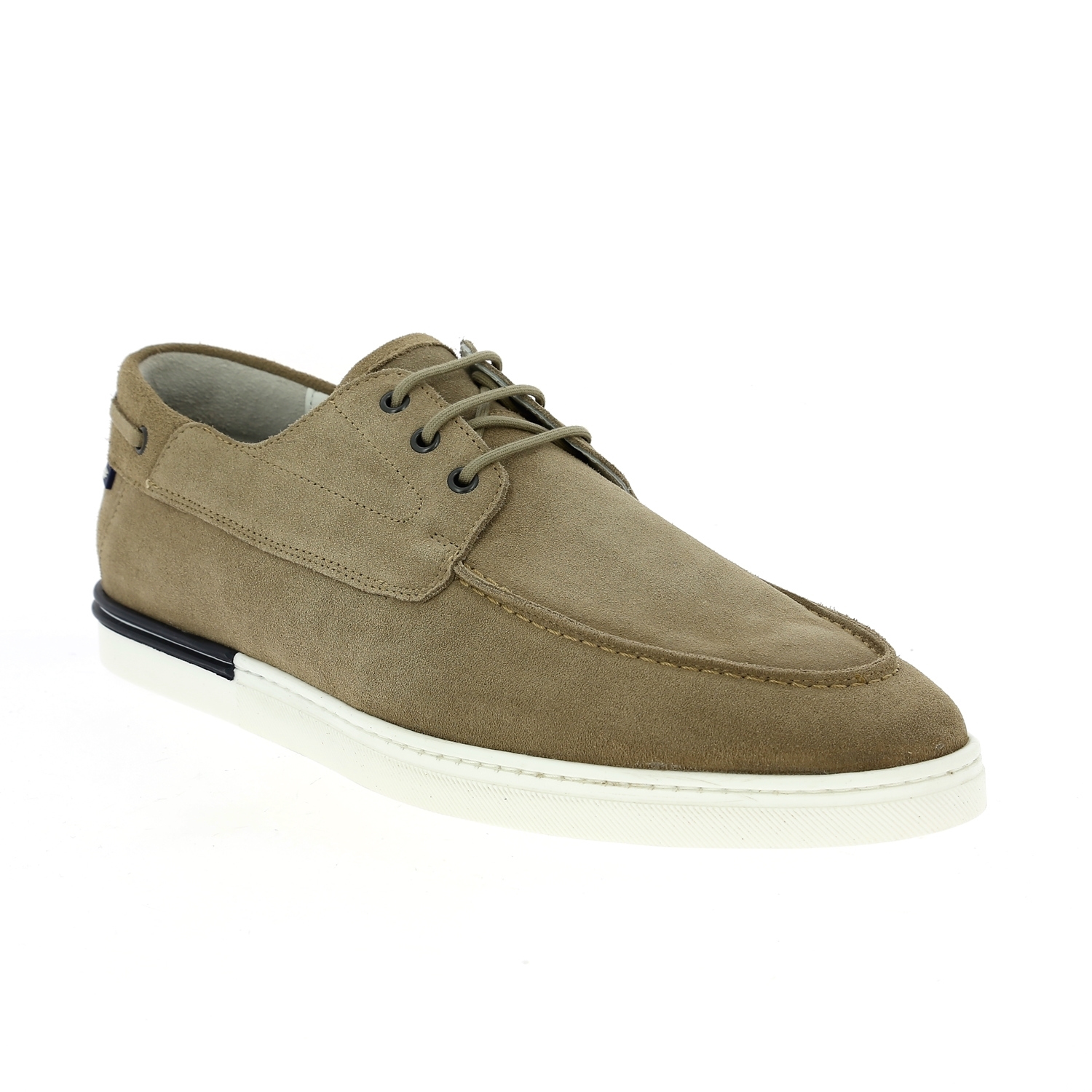 Zoom Floris Van Bommel veterschoenen beige