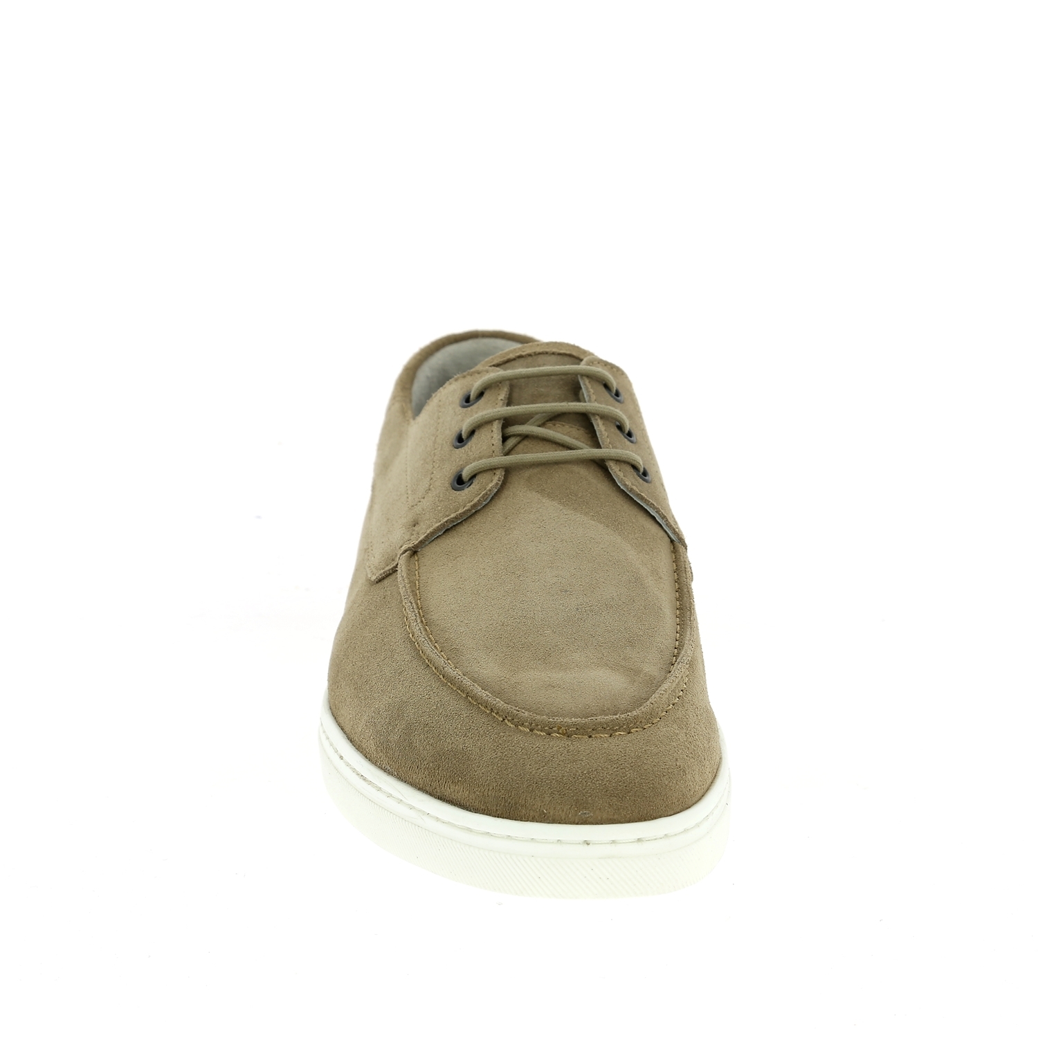 Zoom Floris Van Bommel veterschoenen beige