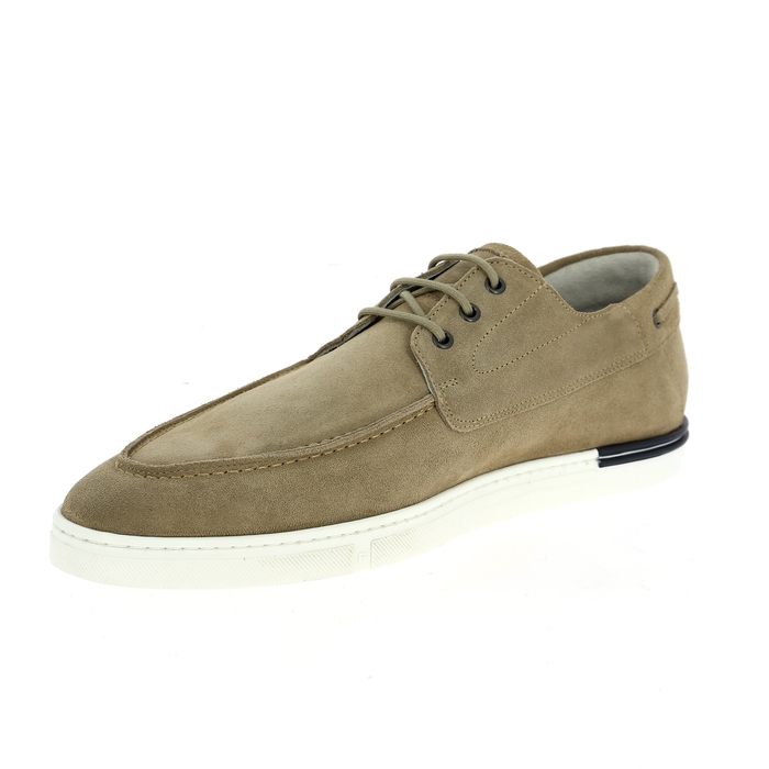 Floris Van Bommel Veterschoenen beige