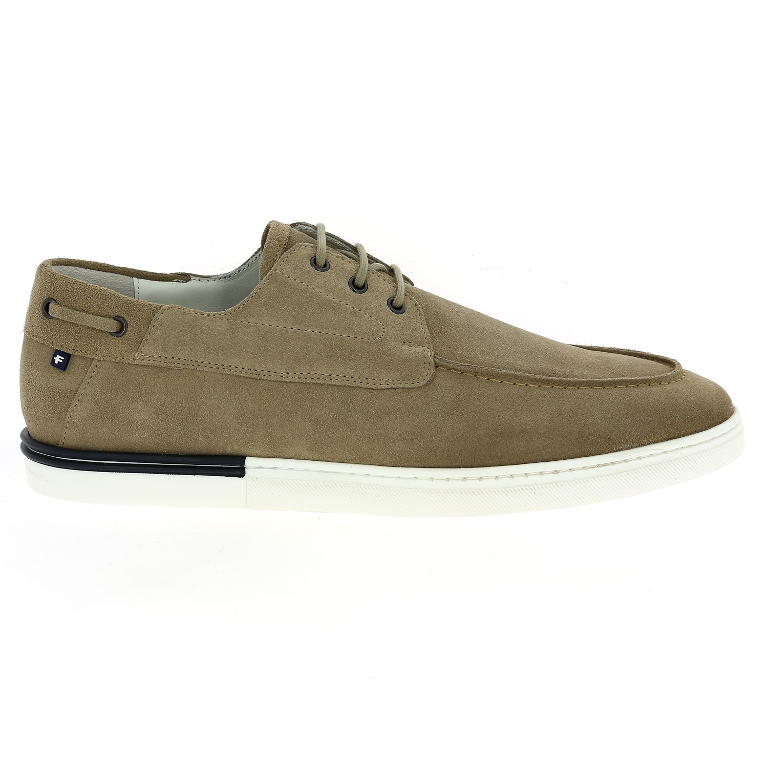 Zoom Floris Van Bommel veterschoenen beige