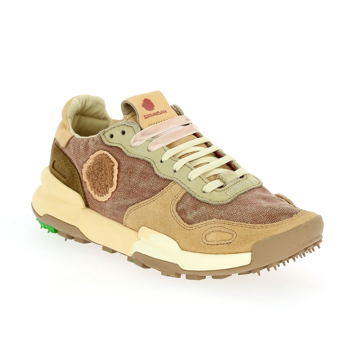 Satorisan sneakers bruin bruin