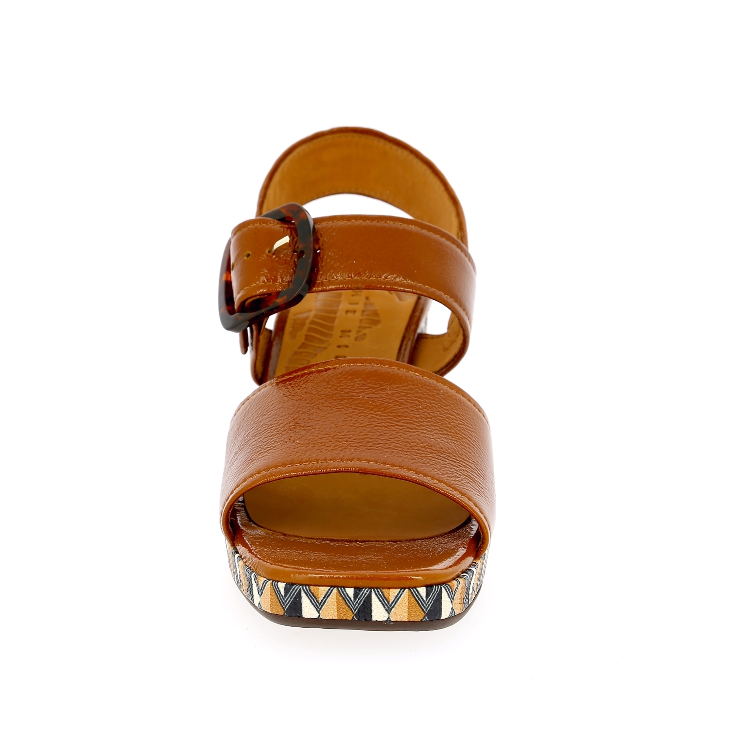 Zoom Chie Mihara sandales cognac