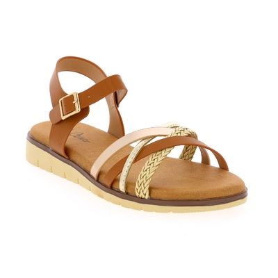 Ella Cruz sandalen cognac