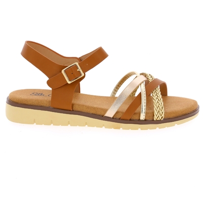 Ella Cruz sandalen cognac